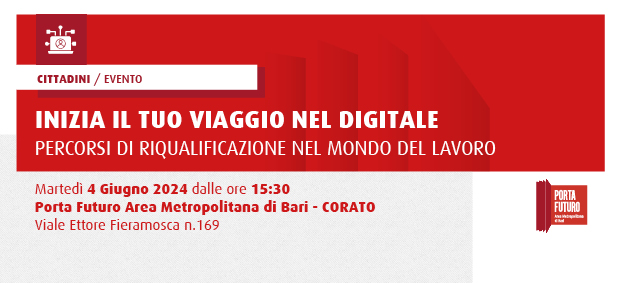 Foto Inizia il tuo viaggio nel digitale, presentazione dei percorsi di riqualificazione nel mondo del lavoro