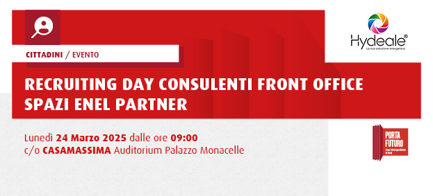 Foto RECRUITING DAY Consulenti front office spazi Enel Partner