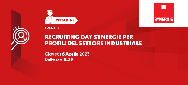 Foto Recruiting day Synergie per profili del settore industriale