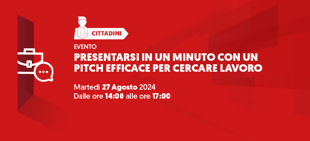 Foto PRESENTARSI IN UN MINUTO CON UN PITCH EFFICACE PER CERCARE LAVORO