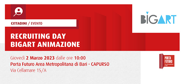 Foto Recruiting day “BIGART Animazione” -  Capurso