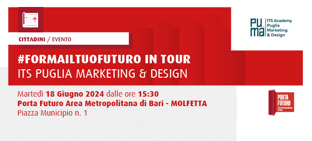 Foto ITS PU.MA. Puglia Marketing & Design - #formailtuofuturo 2024 