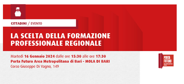 Foto I MARTEDI DELLA FORMAZIONE - La scelta della formazione professionale regionale (le misure per i giovani under 35 anni: Garanzia Giovani – corsi e tirocini); il Servizio Civile Universale; formarsi all’estero (tirocinio all’estero in Paesi U.E. ed extra U.E.)