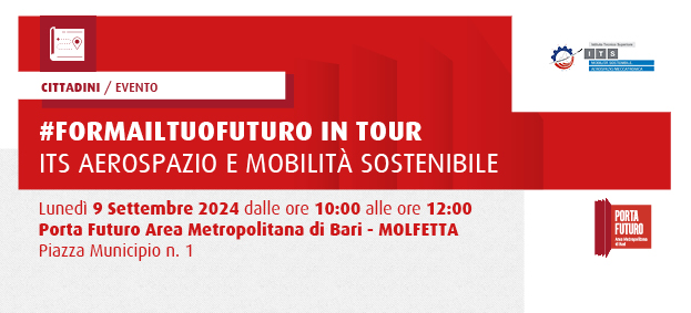 Foto ITS AEROSPAZIO E MOBILITA’ SOSTENIBILE - #formailtuofuturo2024