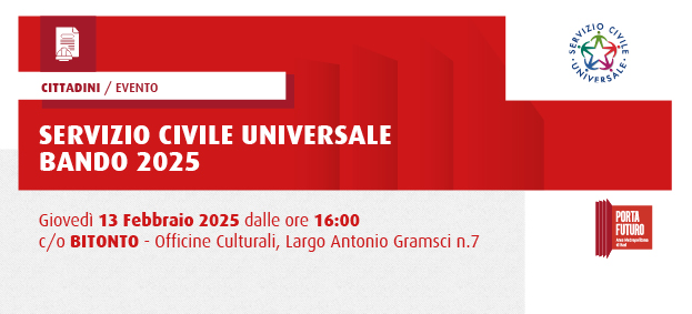 Foto Bando Servizio Civile Universale 