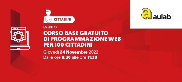 Foto Corso base gratuito di programmazione web per 100 cittadini