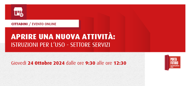 Aprire una nuova attività – Istruzioni per l’uso: settore servizi