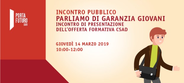 Foto Parliamo di Garanzia Giovani – Incontro di presentazione dell’Offerta Formativa CSAD