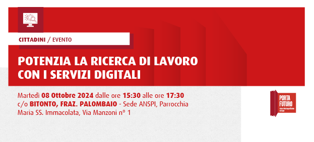 POTENZIA LA RICERCA DI LAVORO CON I SERVIZI DIGITALI