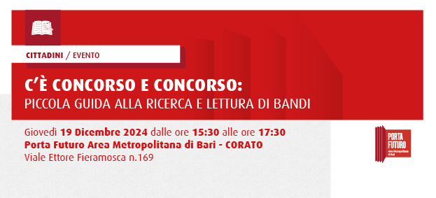 C'È CONCORSO E CONCORSO: piccola guida alla ricerca e lettura di bandi  