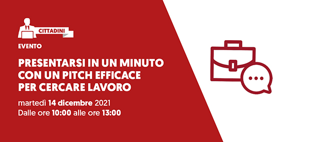 Foto PRESENTARSI IN UN MINUTO CON UN PITCH EFFICACE PER CERCARE LAVORO