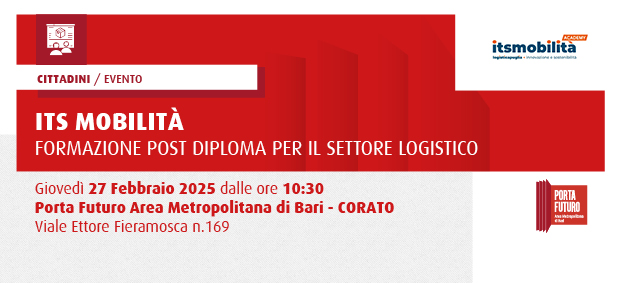 ITS MOBILITÀ - formazione post diploma per il settore logistico