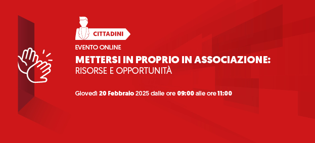 Mettersi in proprio in ASSOCIAZIONE: risorse e opportunità