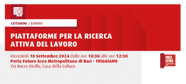 PIATTAFORME PER LA RICERCA ATTIVA DEL LAVORO