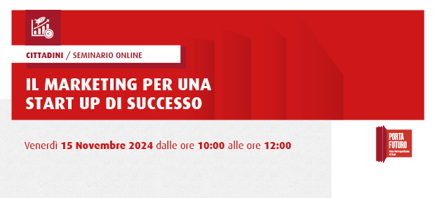 Seminario on line: IL MARKETING PER UNA START UP DI SUCCESSO