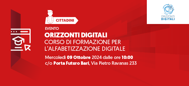 Orizzonti Digitali – Corso di formazione per l’alfabetizzazione digitale