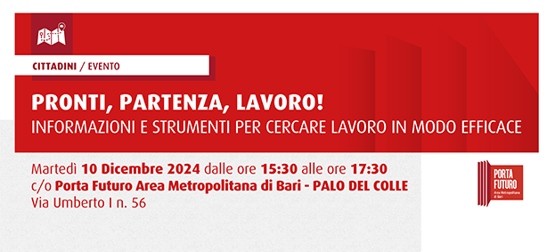 Pronti, partenza, lavoro! Informazioni e strumenti per cercare lavoro in modo più efficace