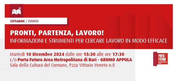 Pronti, partenza, lavoro! Informazioni e strumenti per cercare lavoro in modo più efficace