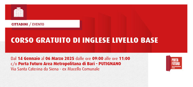 CORSO GRATUITO DI INGLESE LIVELLO BASE