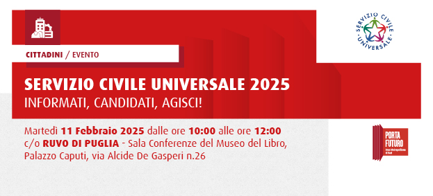 Servizio Civile Universale 2025: Informati, Candidati, Agisci!