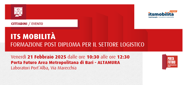 ITS MOBILITÀ - formazione post diploma per il settore logistico