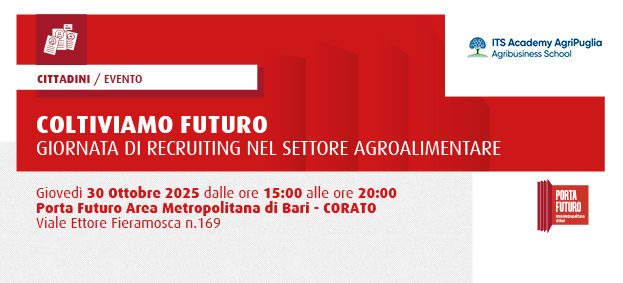 Coltiviamo Futuro – Giornata di recruiting nel settore agroalimentare