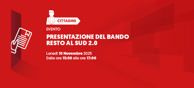 Presentazione BANDO RESTO AL SUD 2.0